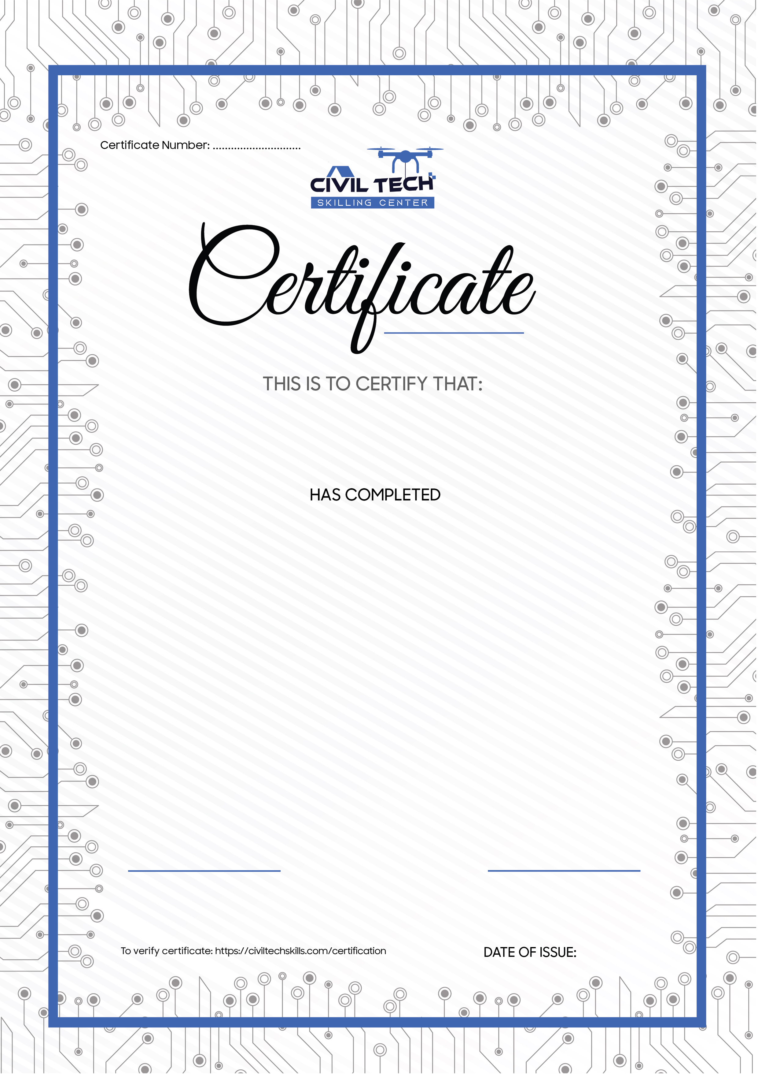 sample cirtificate